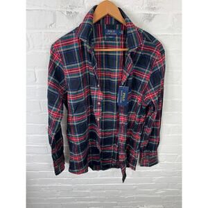 Polo Ralph Lauren Men's Plaid Flannel Button-Up Shirt Slim Fit Multi Size M NWT